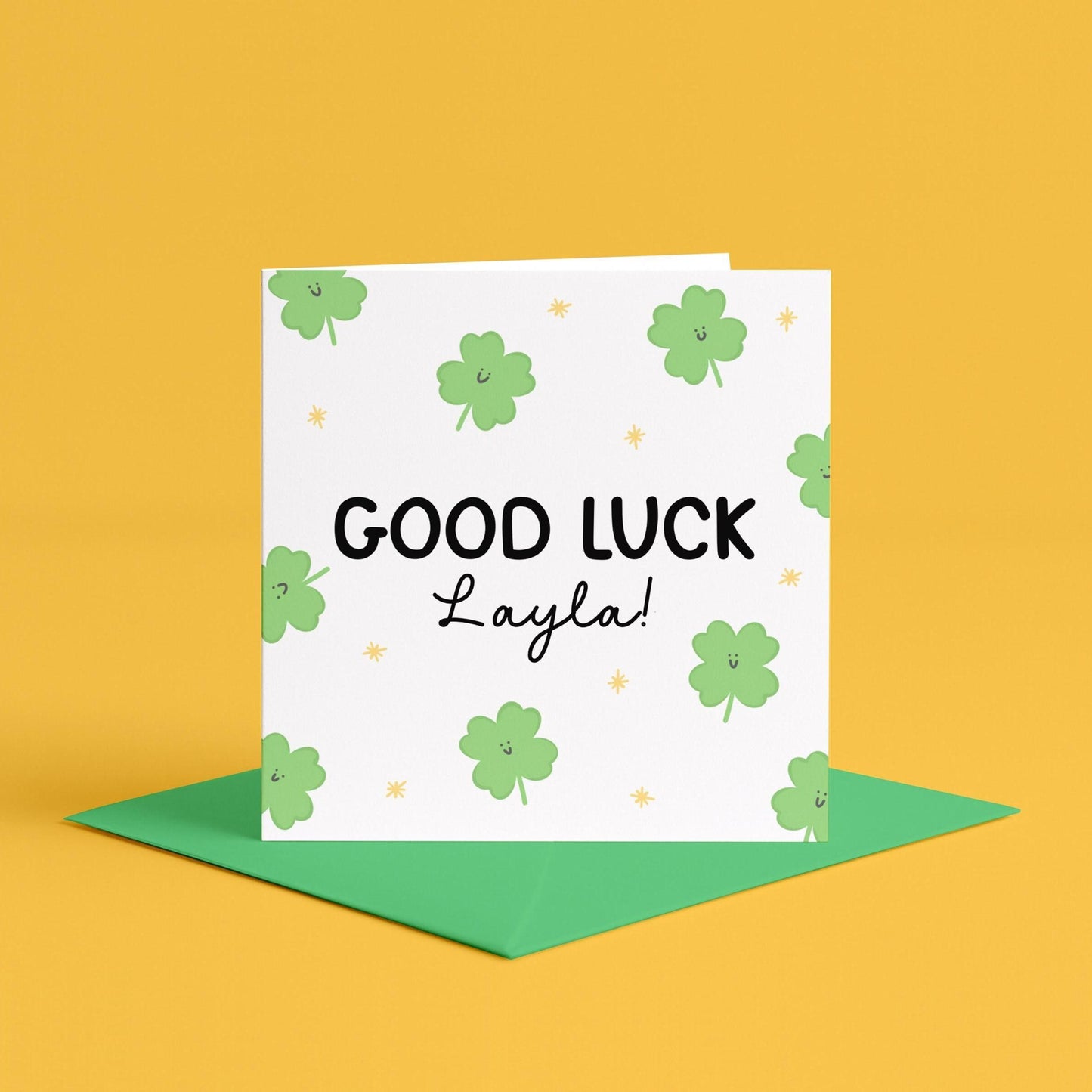 Good Luck Card | New Chapter, New Adventures, New Job Card, Safe Travels Card, Personalised Good Luck Card With Name On, Moving Away Card