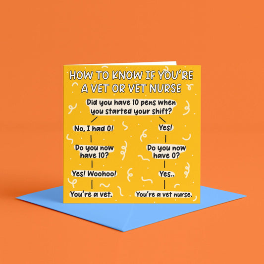Vet vs Vet Nurse | Funny card for vet, Vet nurse birthday, for veterinarian vet surgeon, Veterinary nursing, RVN, SVN, card for vet nurse