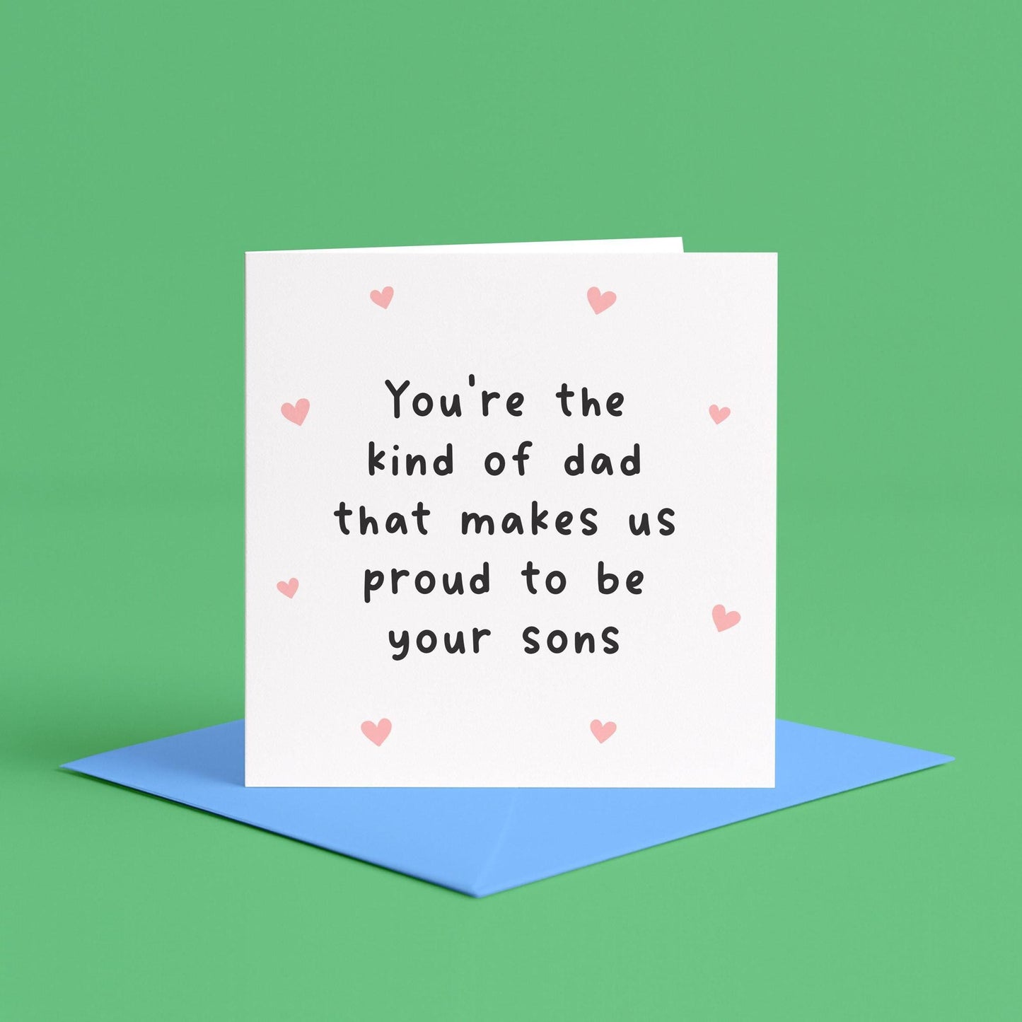 Proud to be your sons Father’s Day card | Father’s Day card from twin boys, boy dad Father’s Day card, proud Father’s Day card from sons