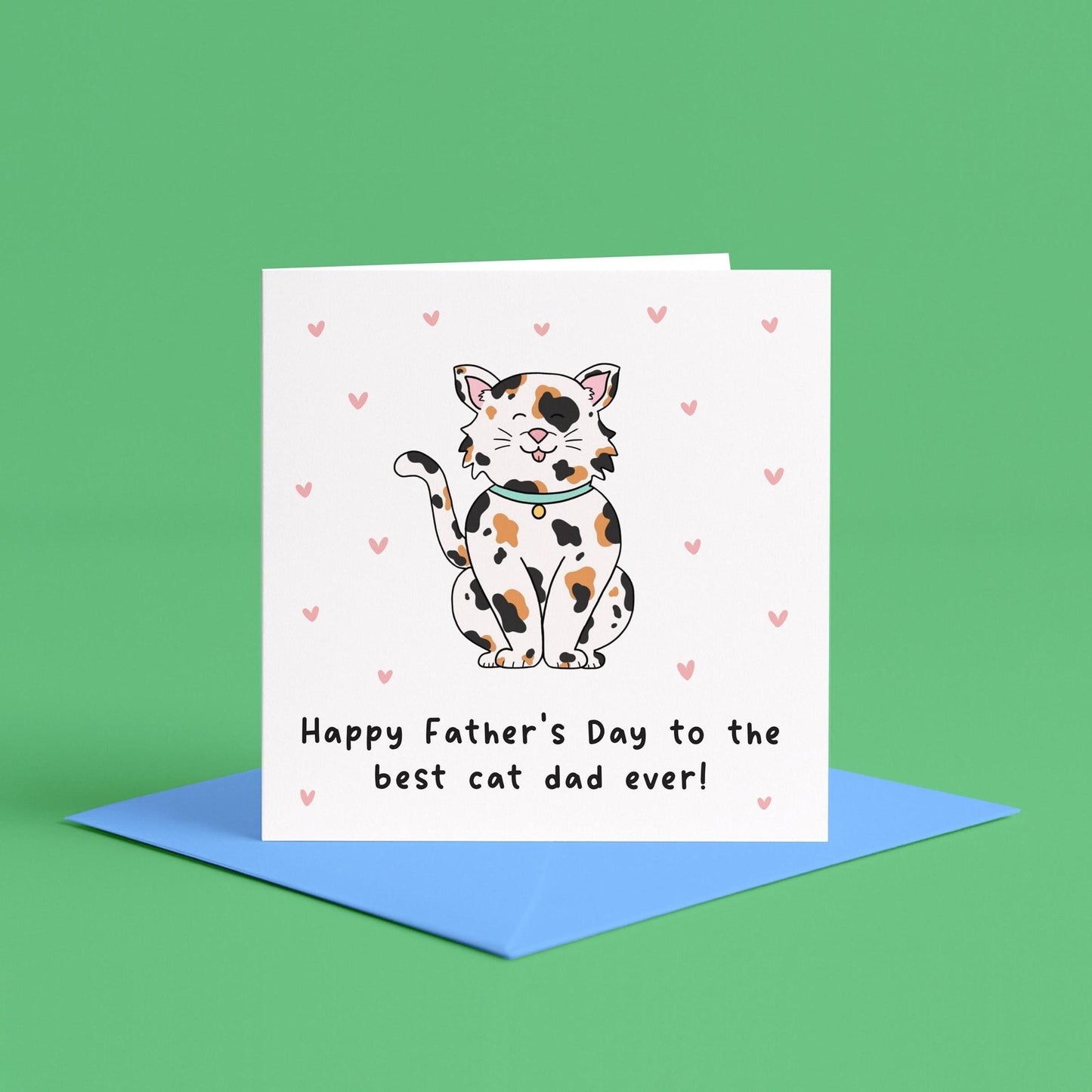 Best Cat Dad ever Father’s Day card | Happy Father’s Day from the cat, from your cat, fur baby Father’s Day, funny Cat Dad Father’s Day Card