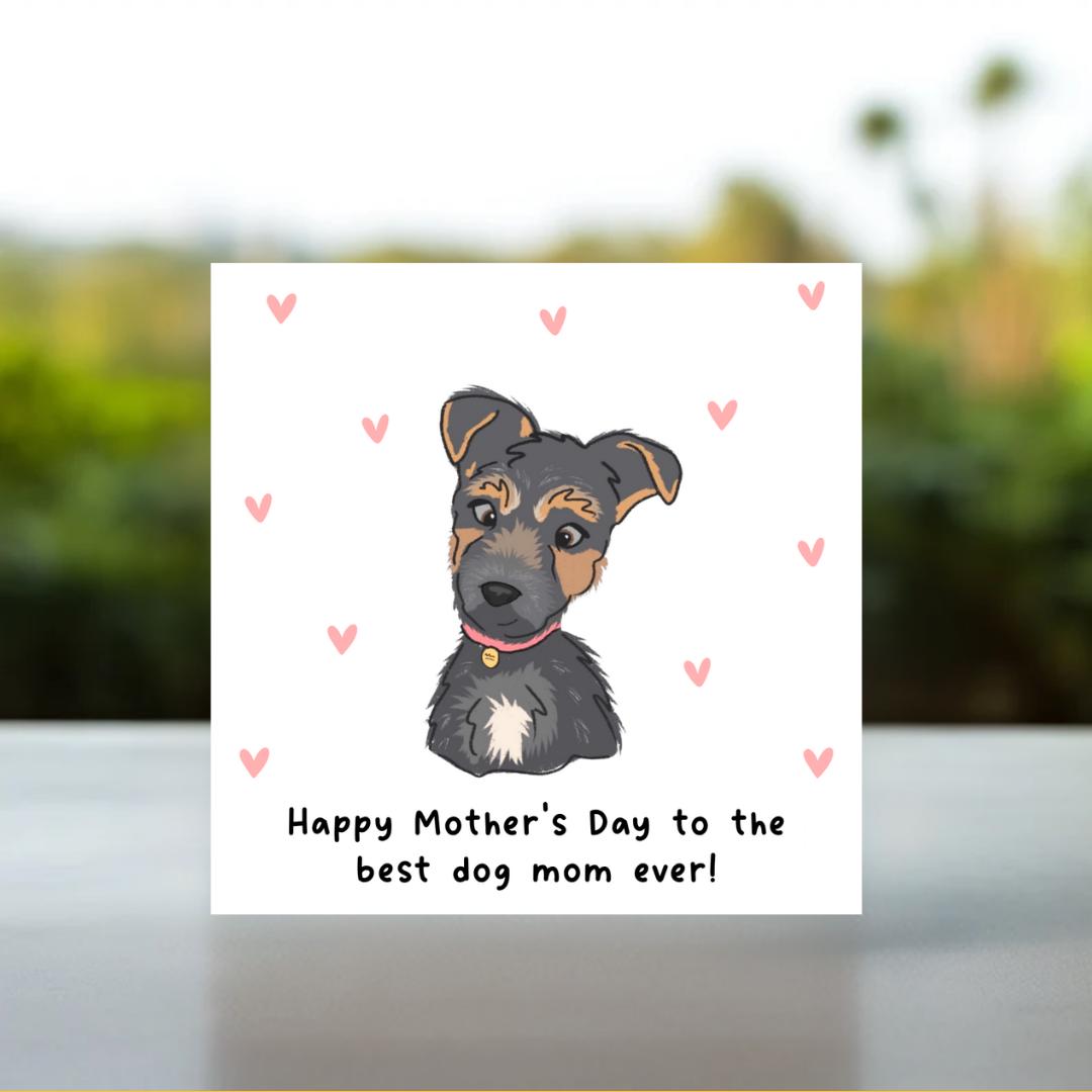 Dog Mom Mother's Day Card | Best Dog Mom Card, From Your Dog, From Fur Baby, Mother's Day Card from Your Pup, Best Dog Mommy Mothers' Day