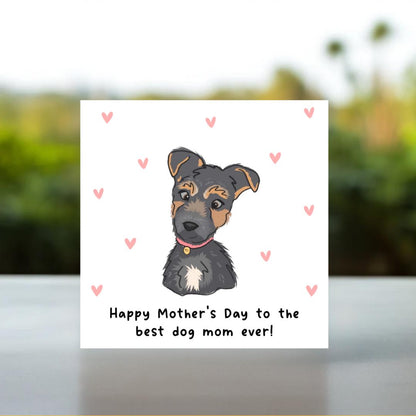 Dog Mom Mother's Day Card | Best Dog Mom Card, From Your Dog, From Fur Baby, Mother's Day Card from Your Pup, Best Dog Mommy Mothers' Day
