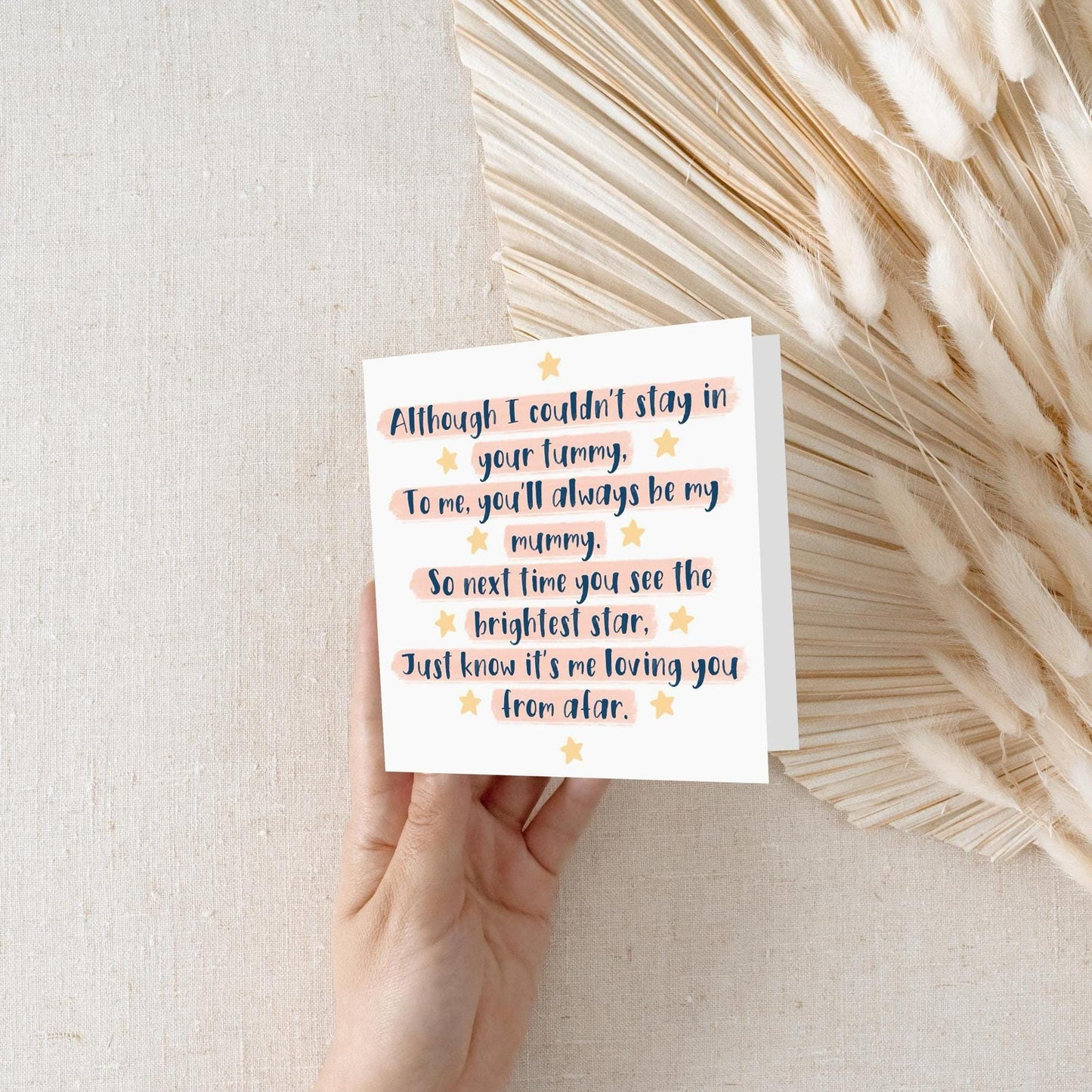 100% PROFITS TO CHARITY - Miscarriage bereavement card for mum | bereavement sympathy card, miscarriage baby loss, ectopic baby loss card