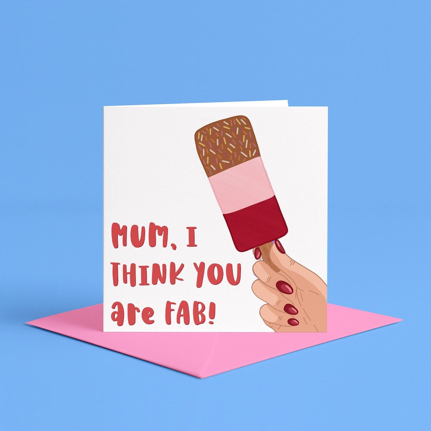 Card for fab mum | Mum birthday card, happy birthday from daughter from son, Best mum ever card, mum birthday, mummy birthday, mother bday