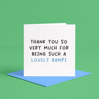 To a Lovely Bampi Card | Best Bampi Ever Card, To My Bampi Card, Bampi Birthday Card, Birthday Card for Bampi, We Love Bampi Card for Bampi