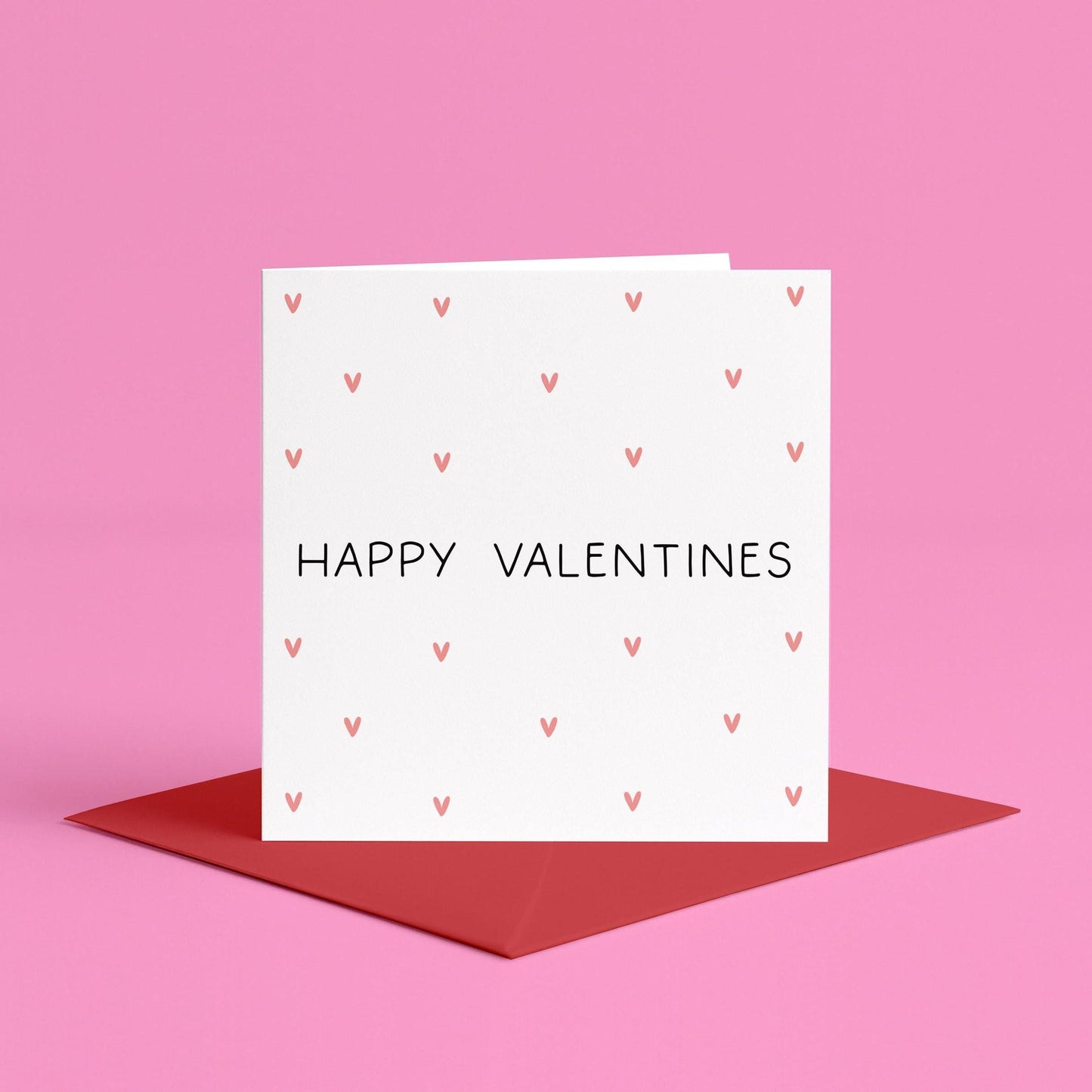Simple Valentines Day Card | Cute Valentines Day Card, Happy Valentines Day to My Love Card, Love You Valentines Day Card, Feb 14th Card