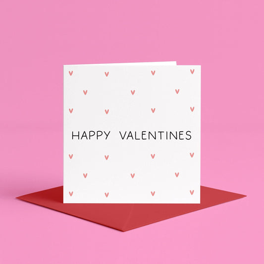 Simple Valentines Day Card | Cute Valentines Day Card, Happy Valentines Day to My Love Card, Love You Valentines Day Card, Feb 14th Card