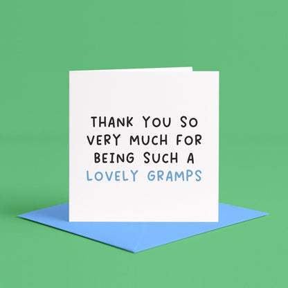 To a Lovely Gramps Card | Best Gramps Ever Card, To My Gramps Card, Gramps Birthday Card, Birthday Card for Gramps, Thank You Grampy Card