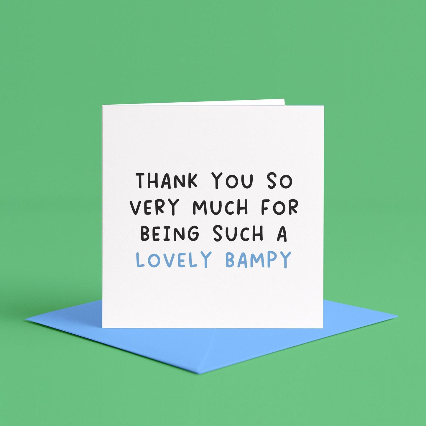 To a Lovely Bampy Card | Best Bampy Ever Card, To My Bampy Card, Bampy Birthday Card, Birthday Card for Bampy, Welsh Grandad Birthday Card