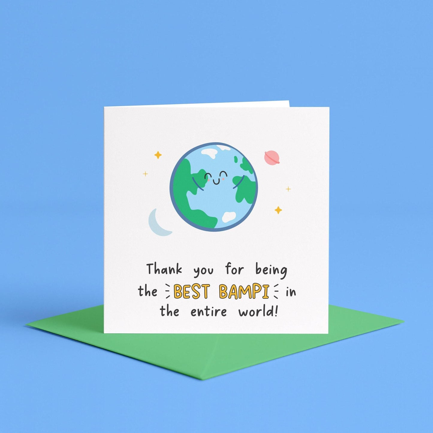 Best Bampi In The World Card | Best Bampi Ever Card, To My Bampy Card, Bampi Birthday Card, Birthday Card for Bampy, We Love Bampi Card