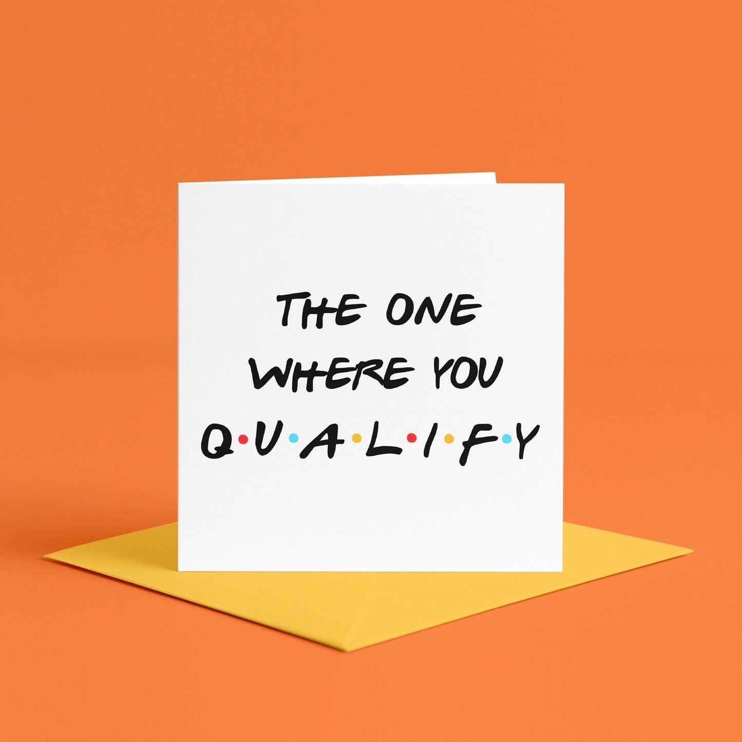 Congratulations on Qualifying Card | Qualified Nurse Card, Qualified Teacher Card, Qualification well done proud of you for qualifying card