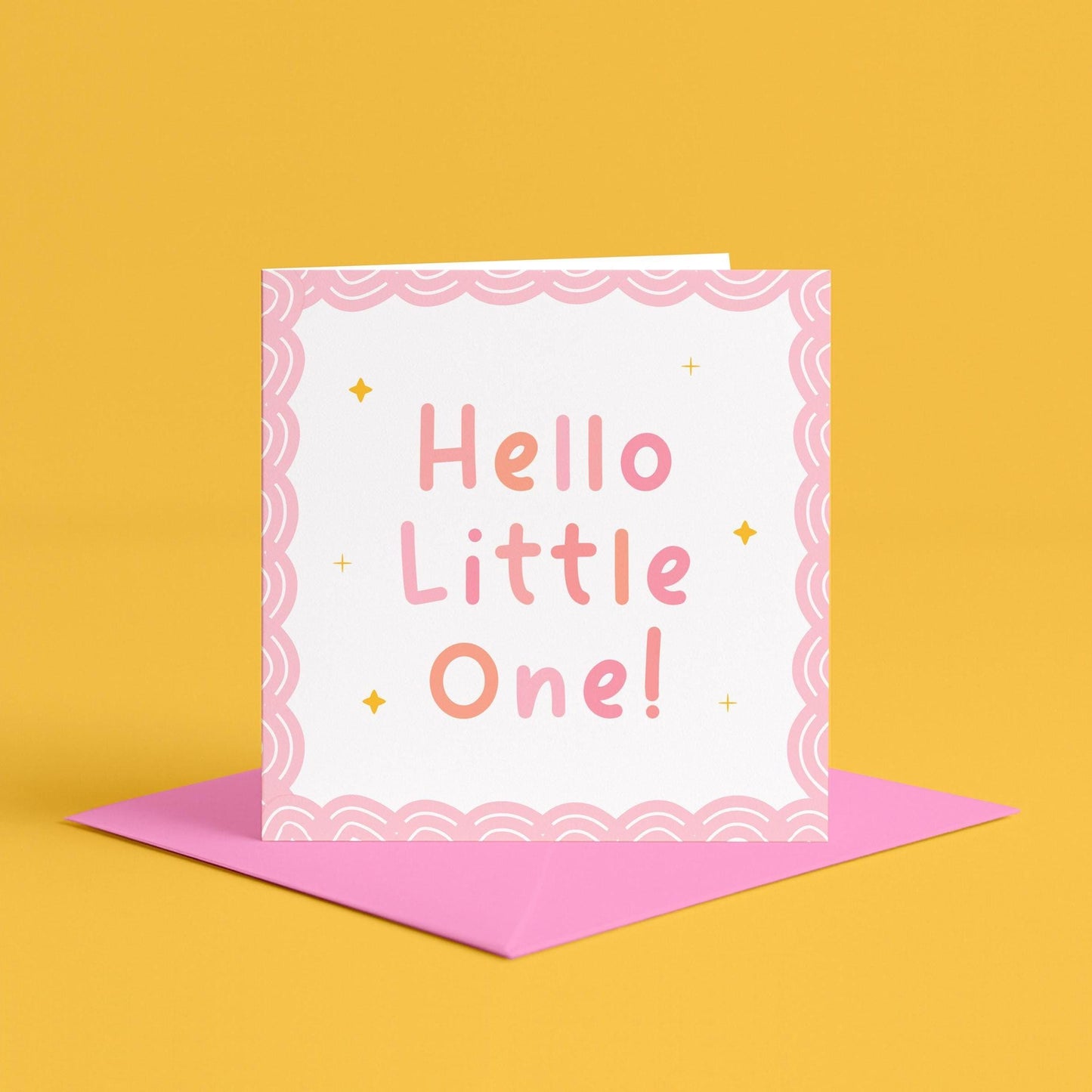 Welcome To The World Little One Baby Girl Card | Card for Newborn Girl, Welcome Baby Girl Card, Congratulations on Your New Daughter Card