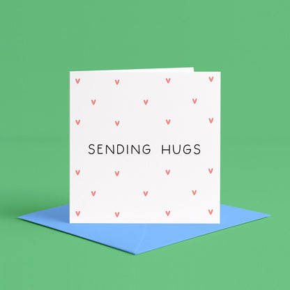 Simply Sending Hugs Card | Sending a Big Ol' Hug Card, Sending You Love, Sending You Hugs Card, Sympathy, Virtual Hug Card, Get Well Soon