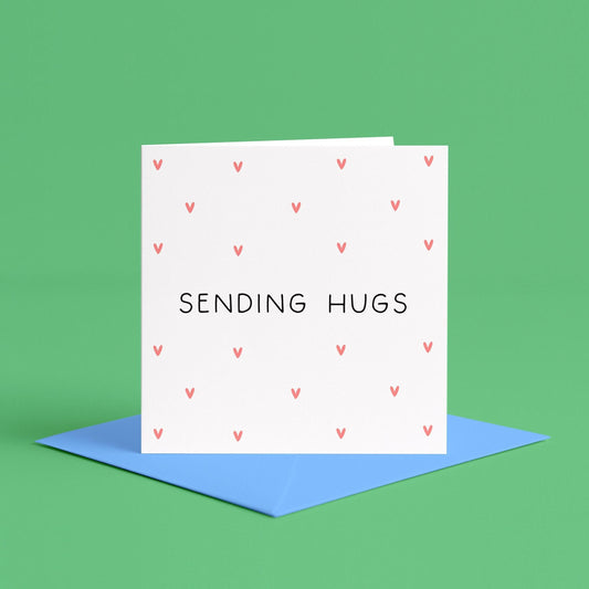 Simply Sending Hugs Card | Sending a Big Ol' Hug Card, Sending You Love, Sending You Hugs Card, Sympathy, Virtual Hug Card, Get Well Soon