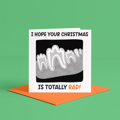 Rad Christmas | Funny Dentistry Christmas Cards, Vet Nurse Vet Tech Christmas Card, Radiographer Christmas card, X-ray Tech Christmas Cards
