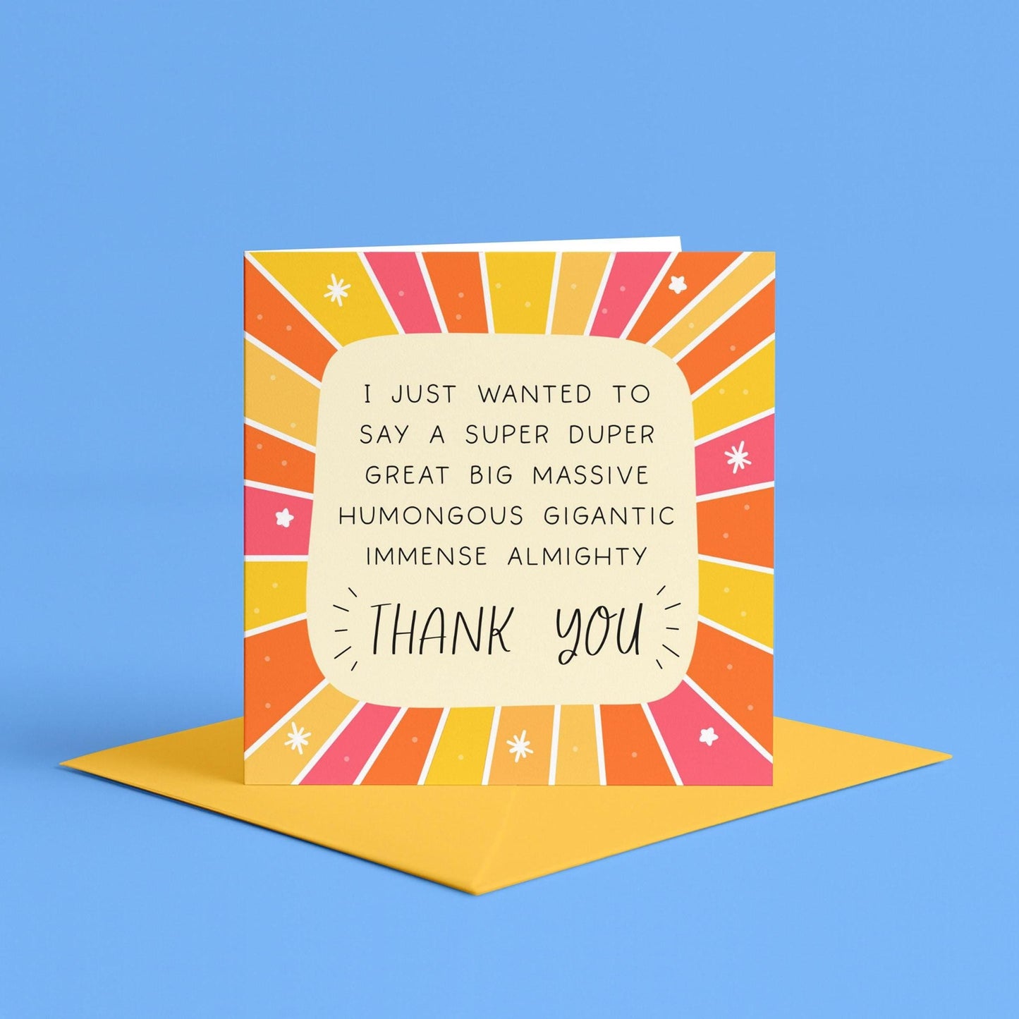 A massive thank you card | Thank you so much cards, I really appreciate you card, thank you for your help cards, thank you cards for friends