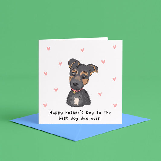 Best Dog Dad ever Father’s Day card | Happy Father’s Day from the dog, from your dog, fur baby Father’s Day, funny dog Dad Father’s Day Card