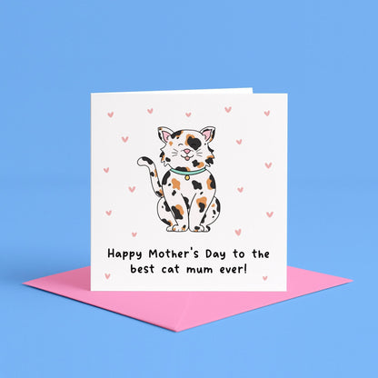Best Cat Mum Happy Mother's Day Card | To Mum From The Cat, Mothers Day Card From Cat, Happy Meowthers Day Card, Cat Mum Mother's Day Gift