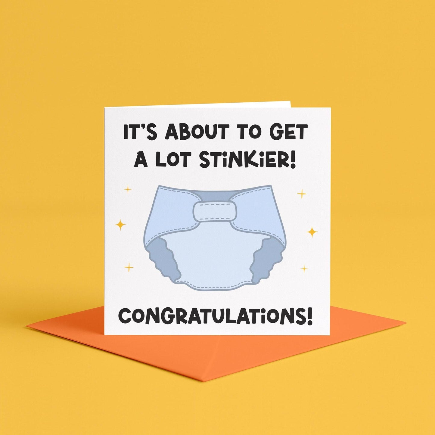 Funny Card for Expectant Parents | Cheeky pregnancy cards, funny baby shower card for parents to be, New Baby Card, Funny Pregnancy Card