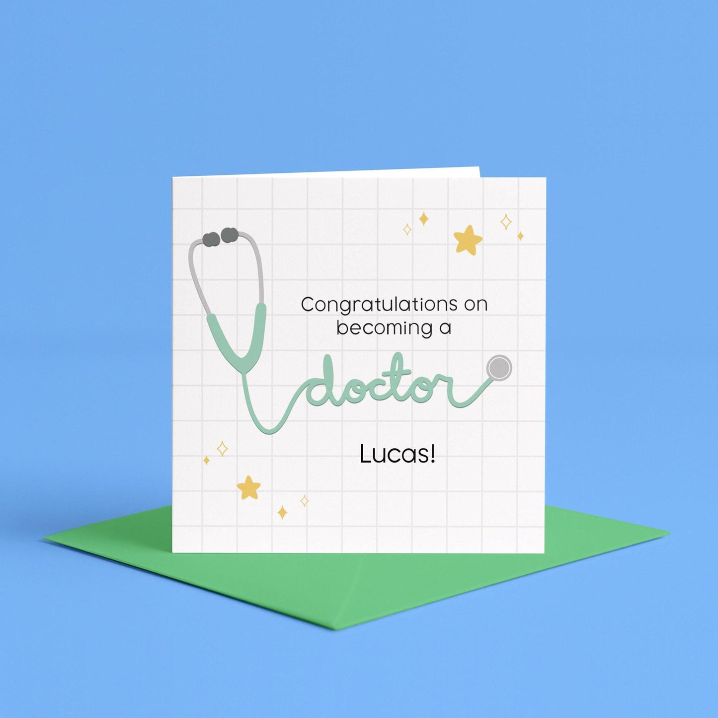 Personalised Congratulations Card For New Doctor | Doctor Graduation Card, Congratulations Medical School Card, Custom Qualified Doctor Card