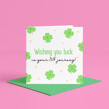 IVF Good Luck Card, TTC Good Luck Card, Good Luck Baby Dust Card, Good Luck On Your IVF Journey, Good Luck Trying To Concieve Card, Ivf Good Luck Card, Ivf Lucky Charm, Ivf thinking of you Card, IVF Good Luck Card, TTC Good Luck Card, Good Luck Baby Dust Card, Good Luck On Your IVF Journey, Good Luck Trying To Concieve Card, IVF Positive Vibes Scratch Card, IVF Greeting Card, Fertility Card, Trying To Conceive Card Good Luck Fertility Card, TTC Good Luck Card, good luck IVF card thinking of you