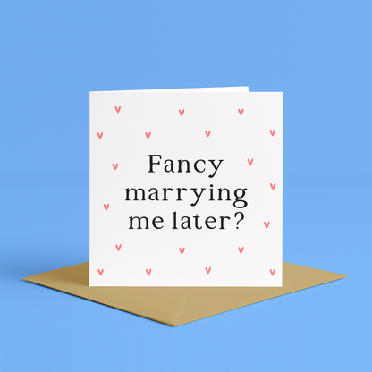 Fancy Marrying Me Later Card, Card for Fiancee on Our Wedding Day, Fancy Getting Married Later Card For Groom, For Bride before The Wedding, for fiance on our wedding day, for fiancee on our wedding day, marry me today card, on our wedding day card, Groom Wedding Morning Gifts, Cards for Husband Wedding Day, Bride to Be From Groom, Wedding Morning Husband Gift, A Gift for My Bride, Husband to Be Letters, Wedding Day Husband Cards, Husband Wife Wedding Card, Husband to Be Message