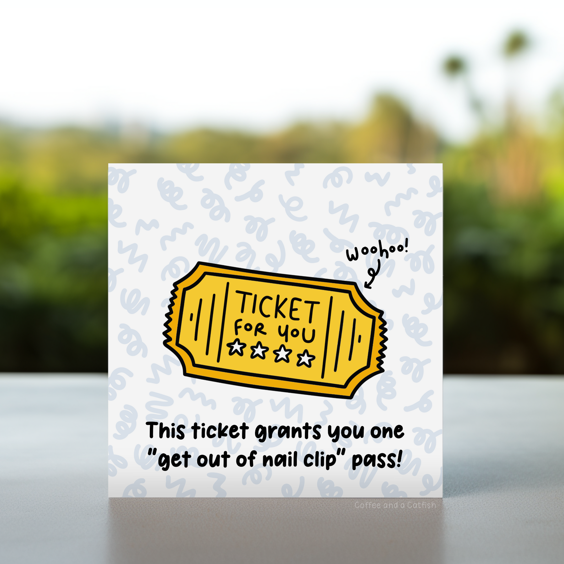 Funny veterinary nail cllip card | Vet nurse birthday, vet tech birthday card, veterinary greeting cards, cute card for vet nurse, funny card for vet nurse birthday, card for RVN, card for SVN, veterinary joke gifts, veterinary sticker, vet tech gift