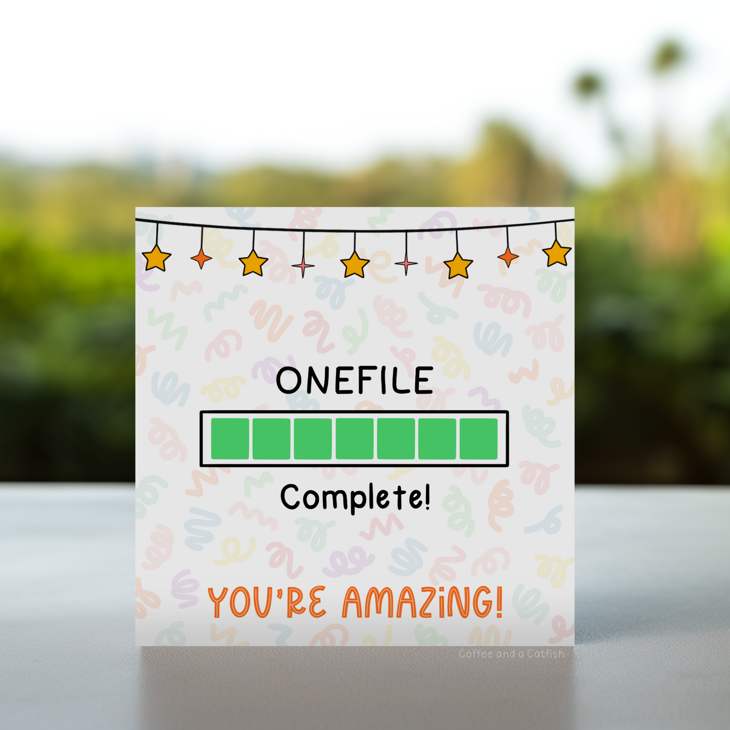 Onefile Complete Card | Veterinary Cards image 2 student vet nurse gift, vet nurse card message, newly qualified vet nurse, veterinary professional congratulations, vet nurse accomplishment, proud vet student, vet tech success, OneFile portfolio done, vet nurse progress log done