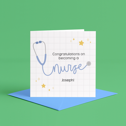 Personalised Congratulations Nurse Card, Congratulations Midwife Card, Congratulations Doctor Card, Qualified Nurse Card, Nurse Graduate, Neonatal Nurse Card, Retirement Card for Female Nursing, Nursing, Graduation Card for Him, Personalised Retirement Nurse, New Doctor Job Good Luck, Card for Consultant, Retirement Radiographer Nhs Card, Midwife Qualification Card. Well Done Nurse, Congratulations Card Healthcare Assistant