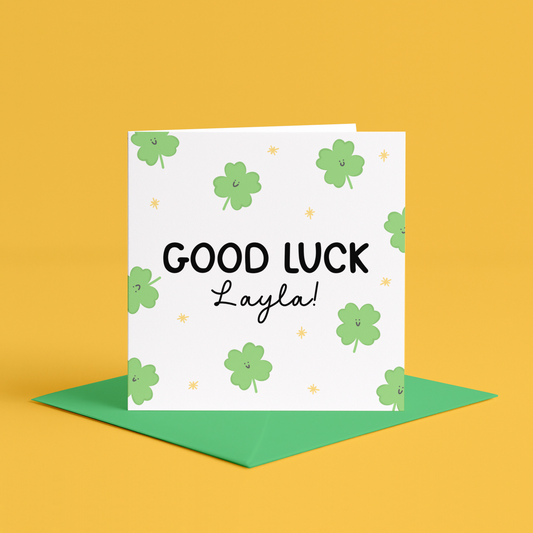 Good Luck Card, New Chapter, New Adventures, New Memories, New Job Card, Bon Voyage Card, Safe Travels Card, Personalised Good Luck Card, TheblossomtreeGB, Personalised You'll Smash This Card | New Chapter Card | New Job Good Luck Card | You've Got This | Good Luck With Your Exams |You Can Do it, WolfeandPumpkin good luck card