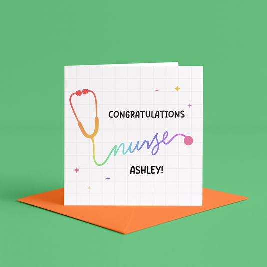Congratulations Qualified Nurse Graduate Card | Personalised Nursing Graduation Card, Congratulations Qualified Nurse Card for New Nurse, Congratulations Nurse Card, Nurse Graduate Card, Becoming A Nurse Card, Personalised New Nurse Card, Nurse Graduate Card - Personalised Nursing Graduation Card - Congratulations Nurse Card - New Nurse Card