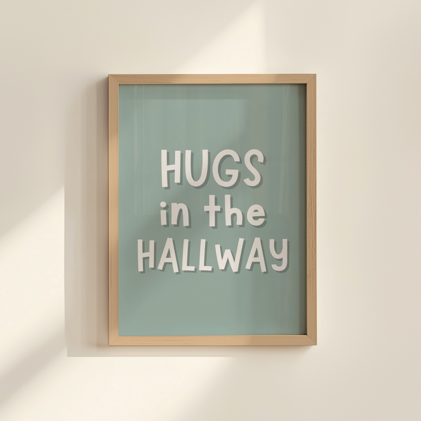 sage green welcome sign, sage green hallway print, sage green entryway wall art, decor for hallway, sage decor for entryway, welcome to our home print, welcome in sign in sage green