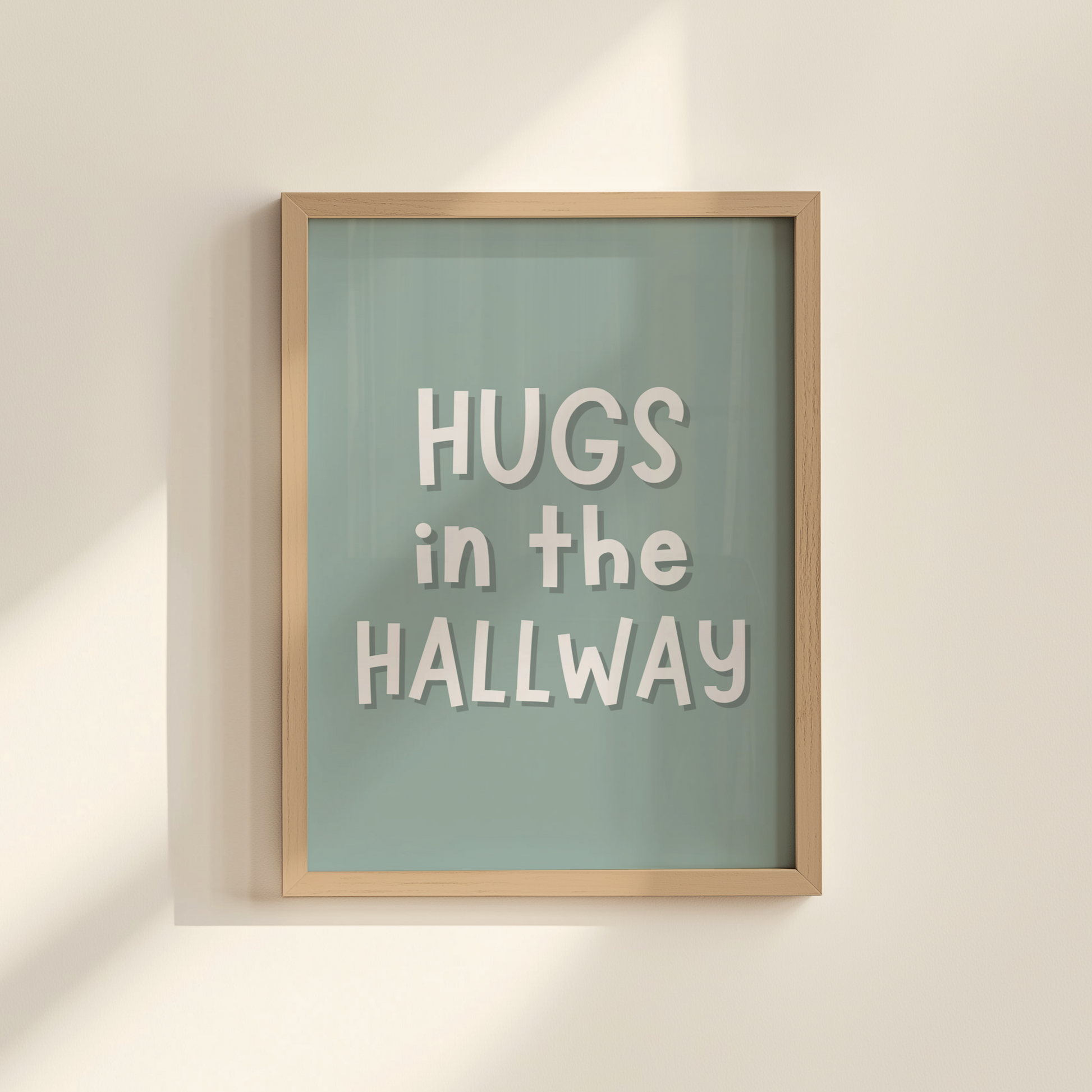 sage green welcome sign, sage green hallway print, sage green entryway wall art, decor for hallway, sage decor for entryway, welcome to our home print, welcome in sign in sage green