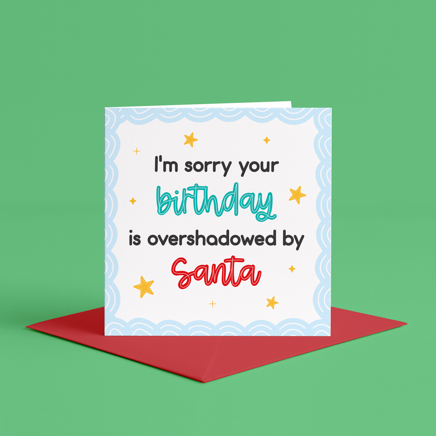 Funny Christmas Birthday Card, Funny December Birthday Card, Card for Christmas Birthday, Christmas Eve Birthday, Boxing Day Birthday Card, Birthday Card Near Christmas, Birthmas, Happy Birthday and Merry Christmas, Happy Birthday and Christmas Card