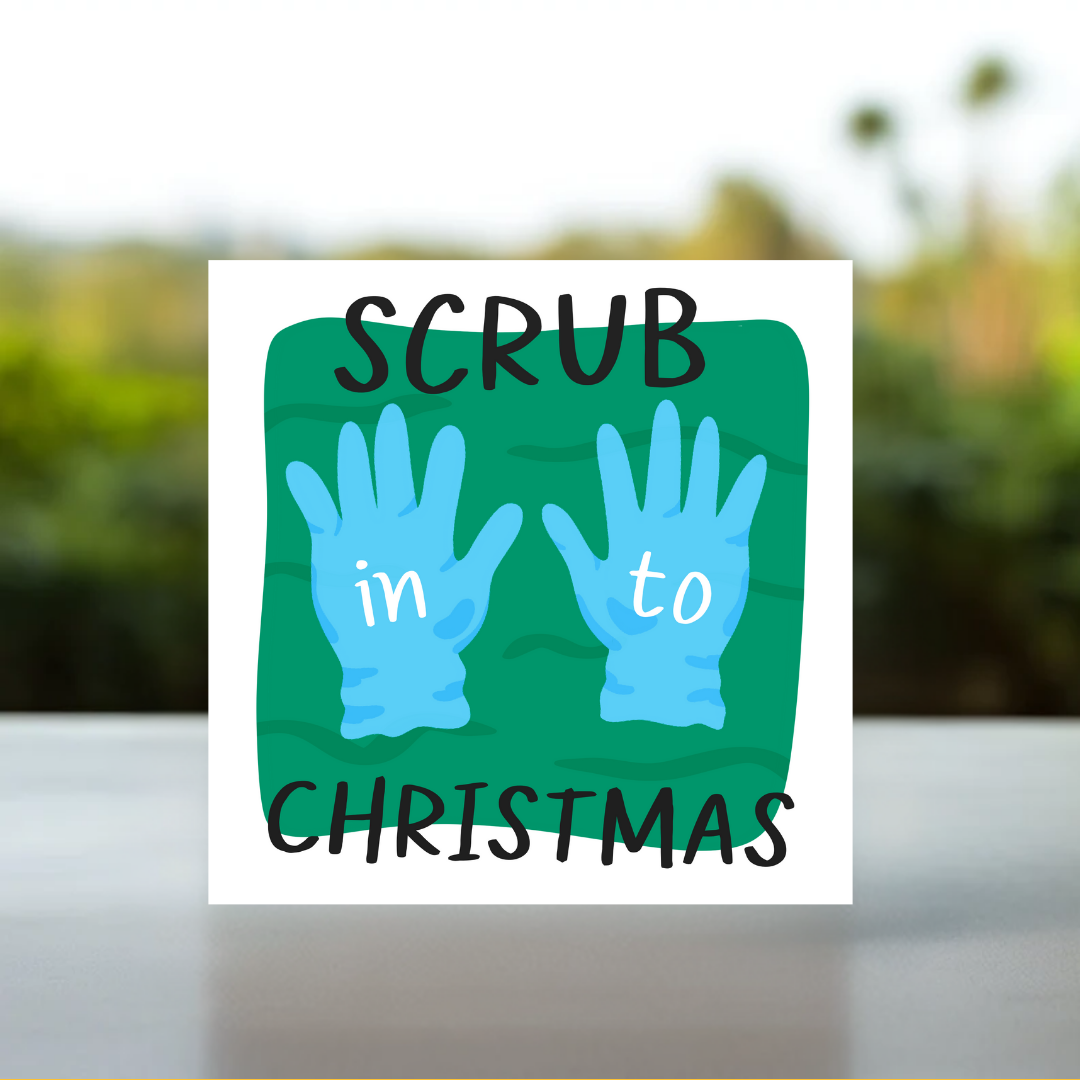 Veterinarian Christmas Card, Personalised Christmas Card For Vet Nurse, Christmas Card Vet Nurse, Christmas Mug Vet Nurse, Christmas Print Veterinary Nurse, Christmas Prints, vet med christmas cards, veterinary christmas cards, DVM christmas cards