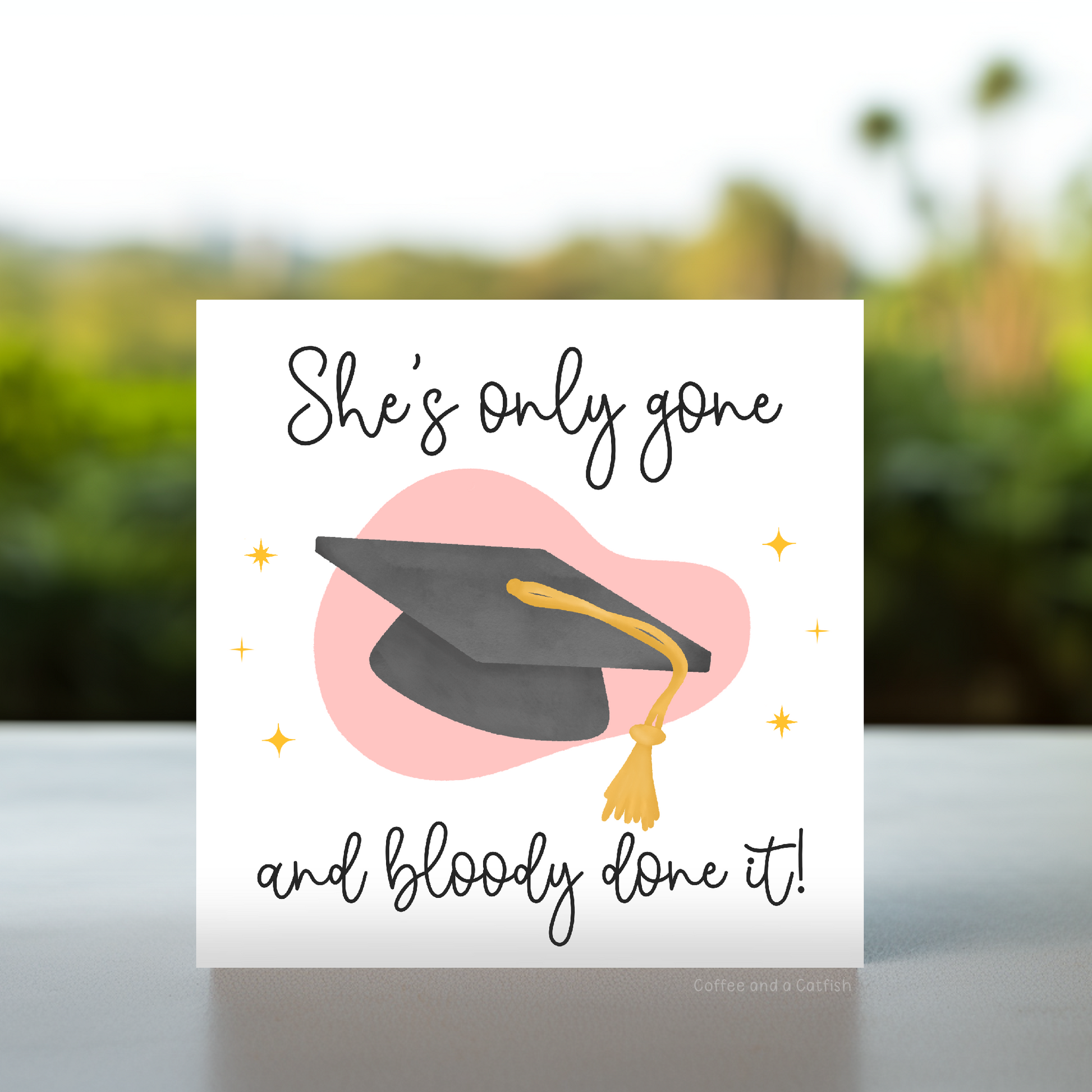 Graduation card for her, Female graduation card, Womens graduation card, Graduation card for women, Feminine graduation card, Girls graduation card, Graduation card for female graduate, Graduation card for young woman, sister graduation card for her