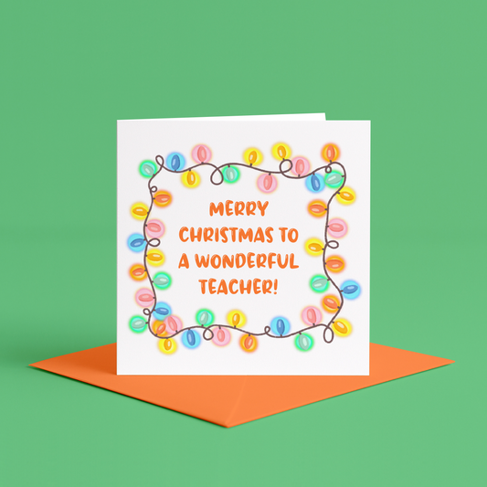 Merry Christmas to a Wonderful Teacher Card, Christmas Card for Teacher, Teacher Christmas Card, Merry Christmas Teacher, Teacher Xmas Card,Teacher Christmas Thank You Card, Personalised nursery teacher teaching assistant teacher gift for christmas, First Teacher Christmas Card, Xmas Teacher Scratchcsrd, Personalized Christmas Teacher Card, Teachers Christmas Card Penguins, Nursery Staff Christmas Card, Headteacher Christmas Card, Teacher Christmas Card Special, Personalised Christmas card teach