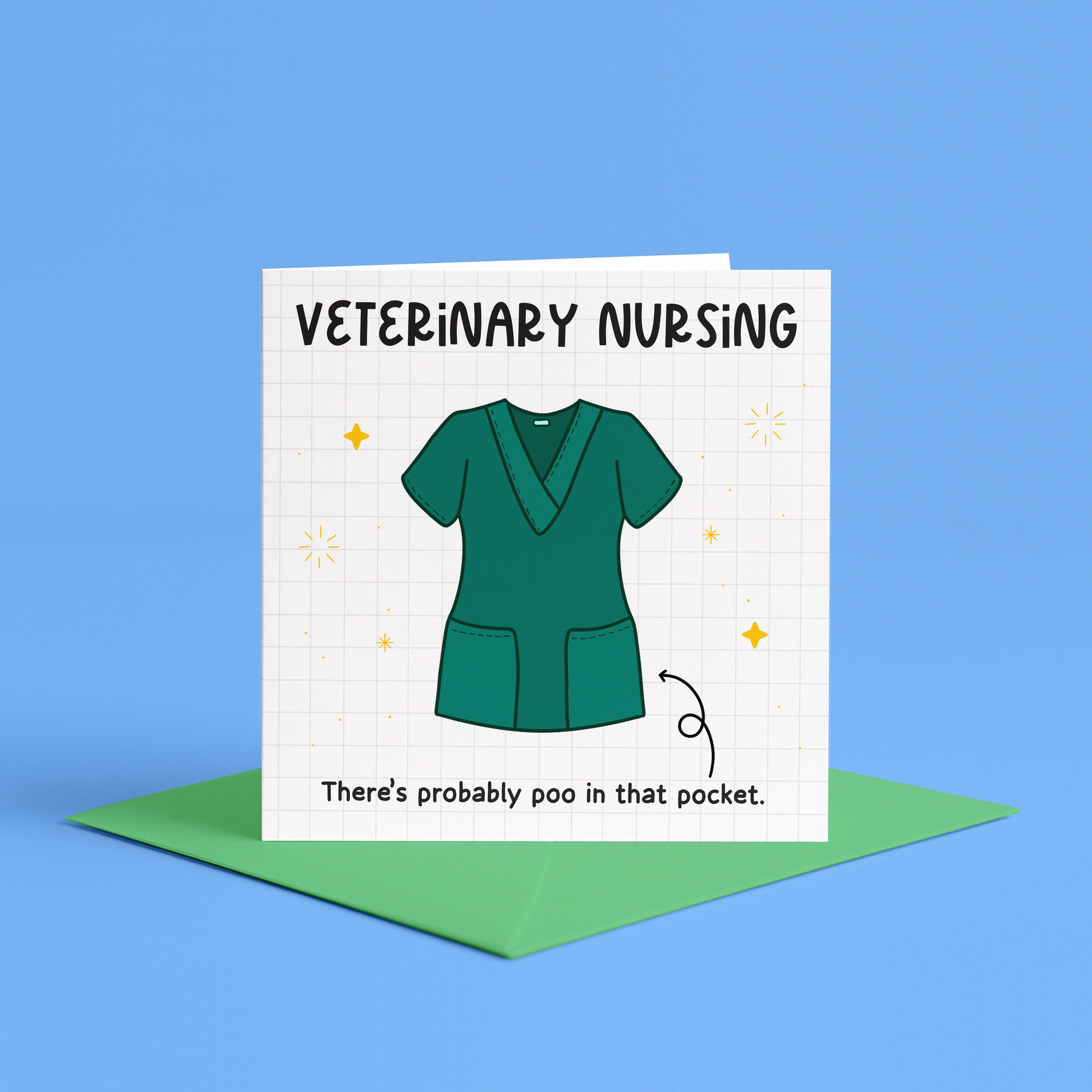 Veterinary Nursing gag birthday card | Funny card for vet nurse birthday, funny veterinary nursing gifts, funny vet nurse gift, funny vetmed gift ideas, funny vetmed cards, funny vet nurse cards, vetmed greeting cards, vetmed joke gifts for vet nurse