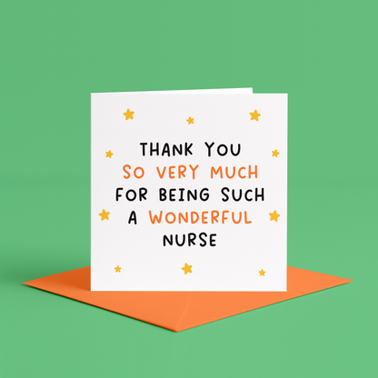 Thank you nurse card, thank you to a wonderful nurse, nurse appreciation card, thank you for your care, gratitude card for nurse, nurse thank you gift, thank you for being an amazing nurse, appreciation for nursing staff, nurse thank you message, thank you for your compassion, thank you for your dedication, nurse gratitude card, thank you for healing hands, nurse kindness card, heartfelt thank you nurse, thank you for your support, thank you for patient care, thank you nurse card from patient