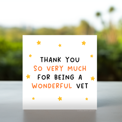 vet thank you greeting card Etsy, Veterinary staff thank you card Etsy, Vet clinic thank you card Etsy, Thank you card for veterinary care Etsy, Vet thank you note Etsy, Thank you card for animal care Etsy, Veterinary Surgeon thank you greeting card