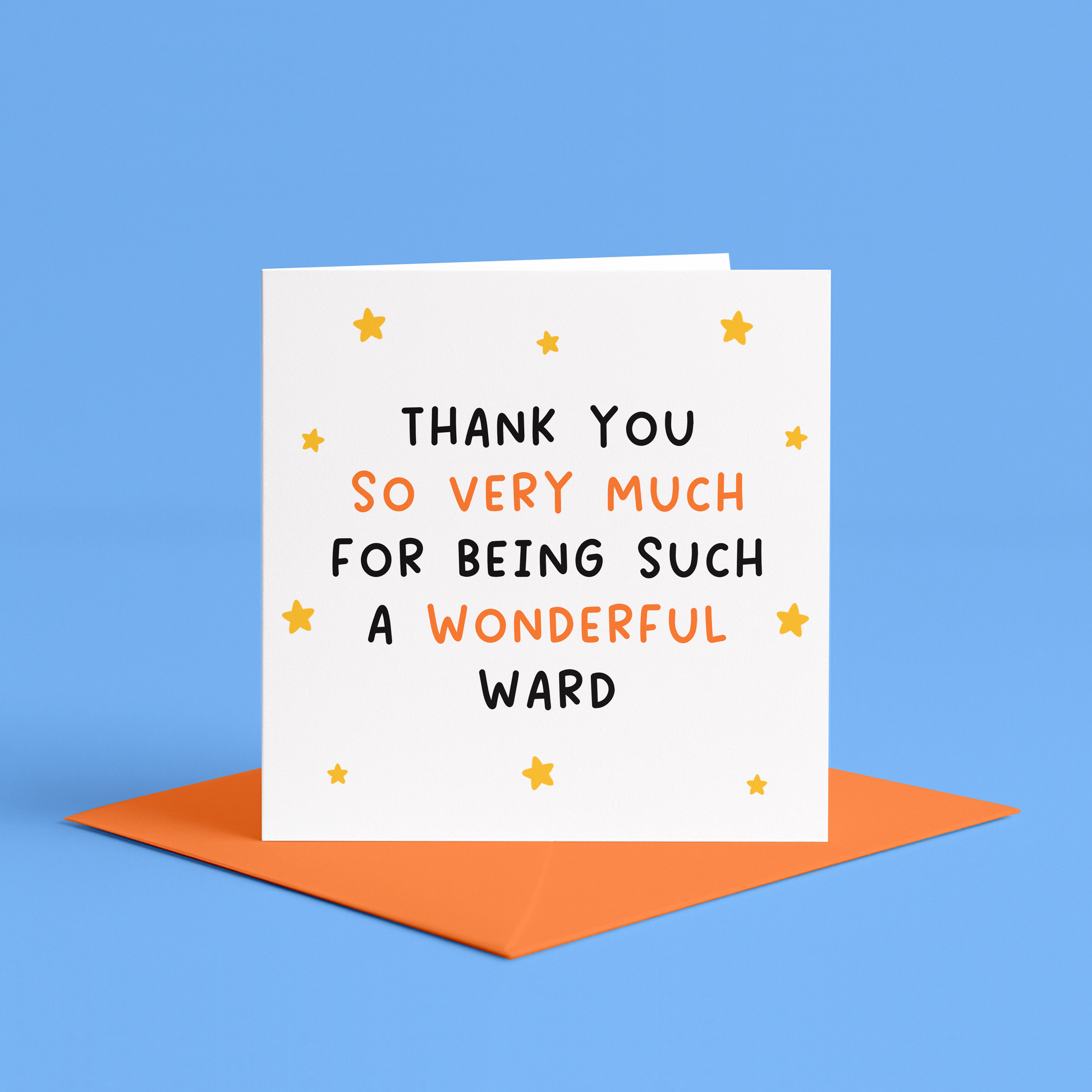 Thank you card for hospital unit, Healthcare appreciation card, Thank you card for nurses and doctors, Thank you card for clinical ward, Hospital ward thank you note, Hospital thank you card, Hospital thank you card, Thank you card for nursing ward