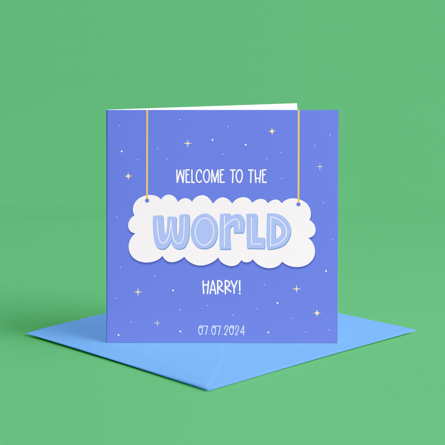 Welcome to the world card for baby boy | Personalized baby boy card, Custom baby boy card, Baby boy name card, Newborn baby boy card, Birth date baby boy card, congratulations on your baby boy card personalised, customised new baby card boy